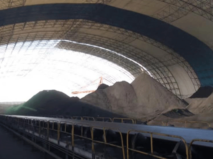 睢宁煤棚料仓网架